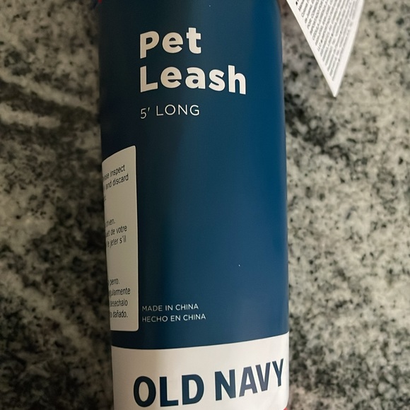 Old Navy Red 5 foot long braided dog leash NWT - Picture 3 of 4